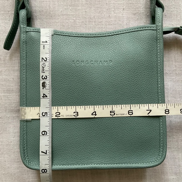 Longchamp Le Foulonne Small Zip Leather Crossbody NWOT - Picture 5 of 16